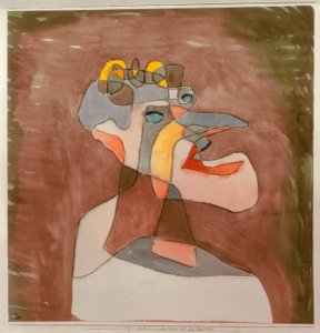 De man met de mond door Paul Klee